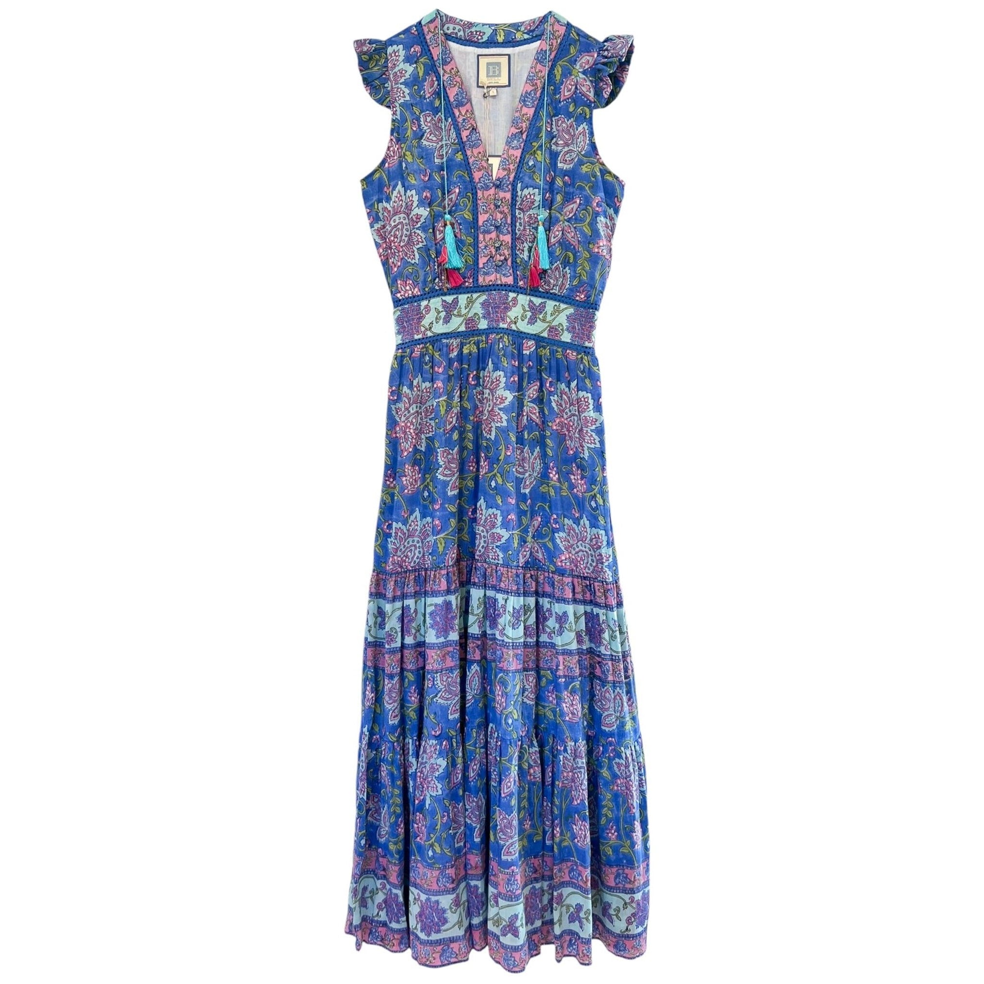 BELL by Alicia Bell block printed maxi dress BELL by alicia bell